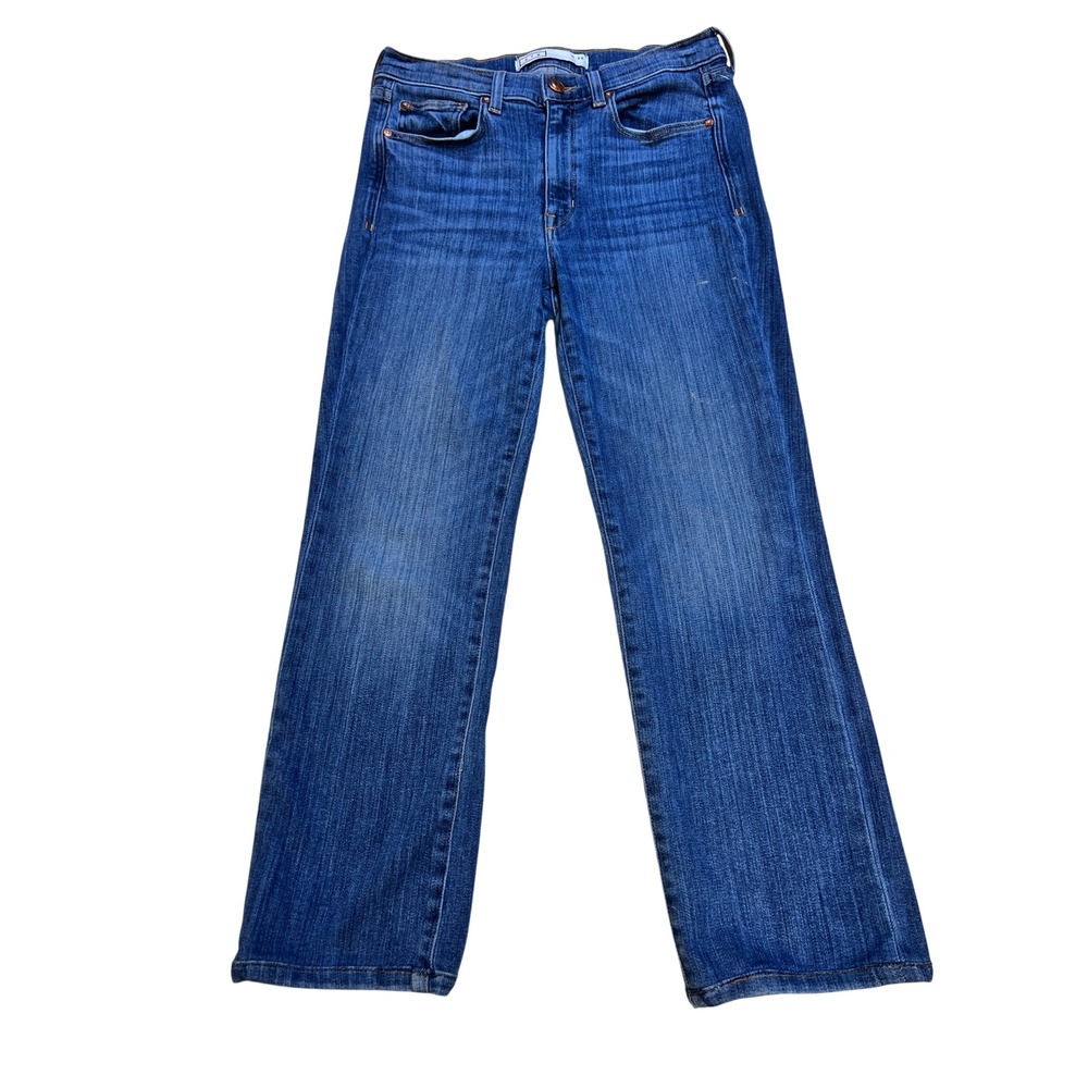 AYR The Pop Jeans Women Size 30 Blue Excellent Straight Leg Mid Rise Denim